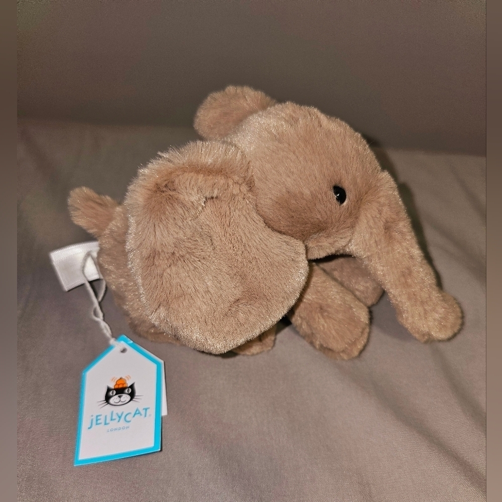 Jellycat TINY SMUDGE Elephant Plush Mini Stuffed Animal AUTHENTIC BNWTs - Picture 3 of 5